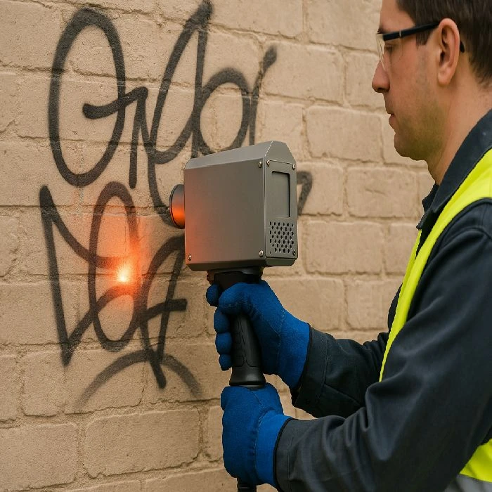 Kalibracija pulznega laserja za odstranevanje nečistoč pond.